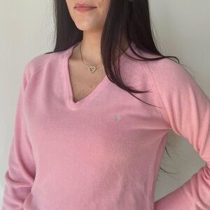 Vintage Christian Dior Sweater Light Pink Size Large
